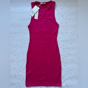 Zara body con dress . Small . Pink